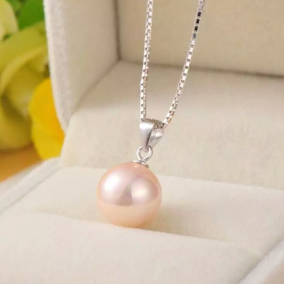 Jewelry - Solid 925 Sterling Silver Pearl Necklace
